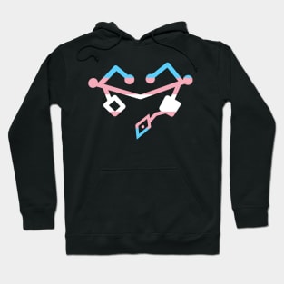 Trans Pride Heart Hoodie